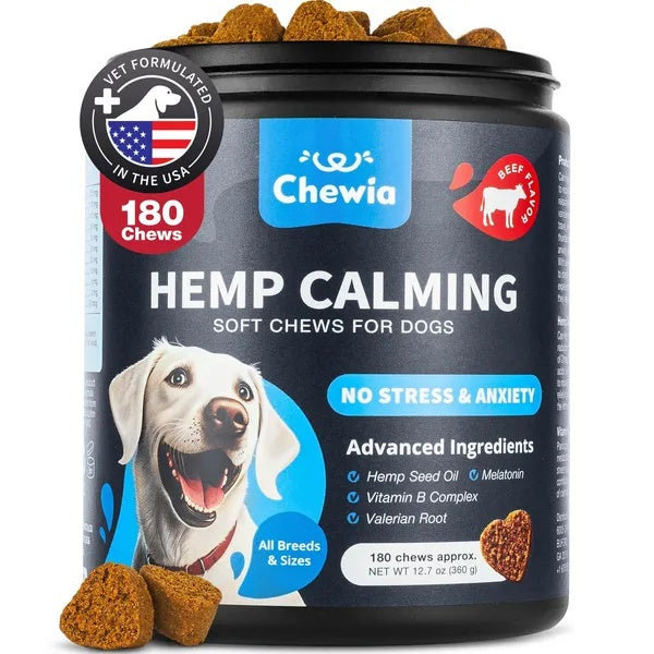 Hemp Calming Dog Chews Anxiety