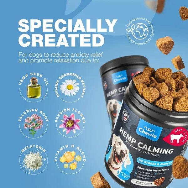 Hemp Calming Dog Chews Anxiety