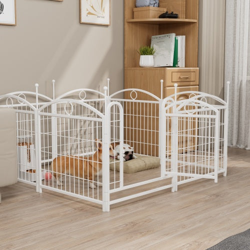 24” 8-Panel Indoor Metal Dog Playpen