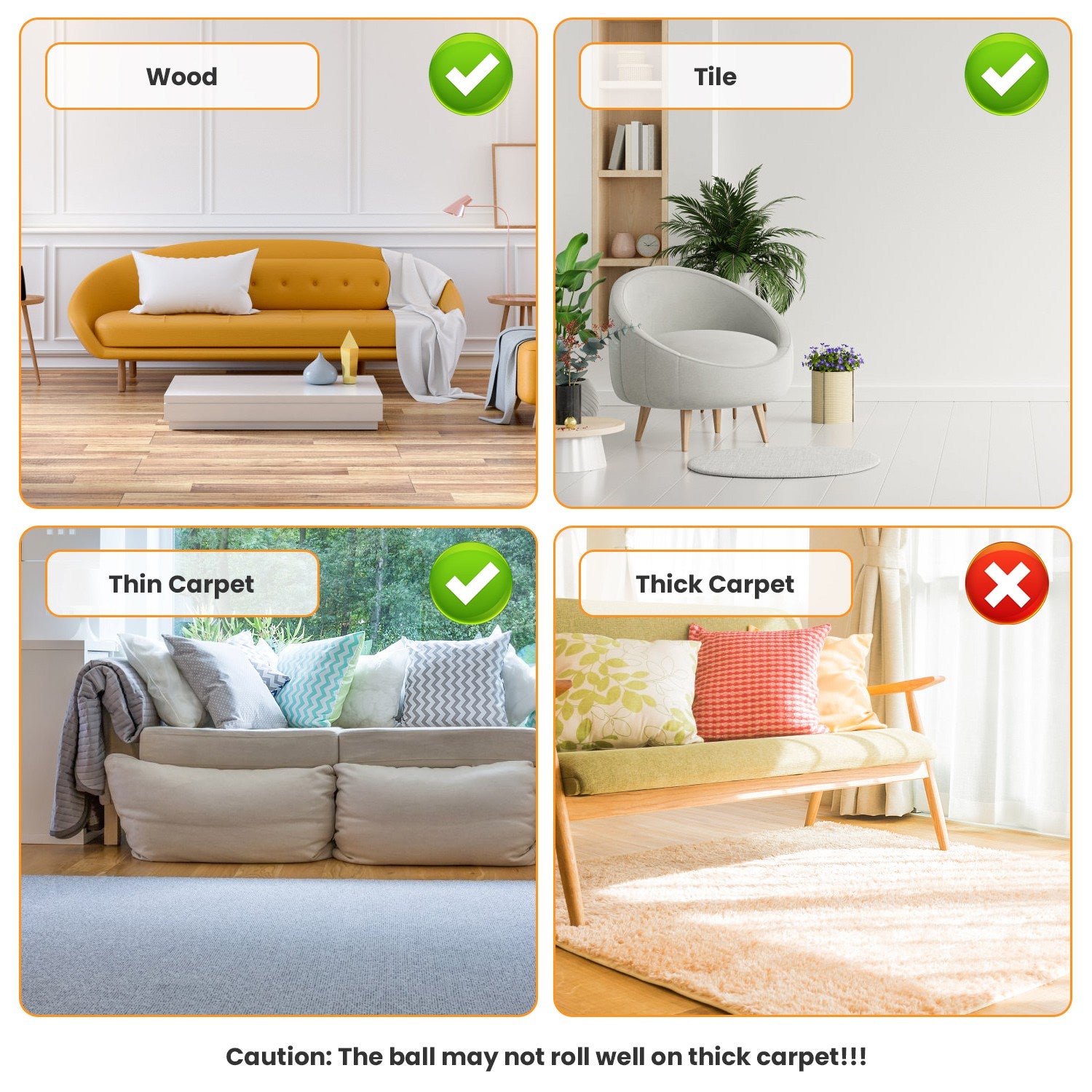 Motion-Activated Cat Toy Ball