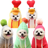 Cute Fruit Fleece Dog Hoodie Winter Coat
