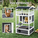 Outdoor Weatherproof Cat House