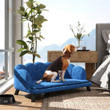 Pearl Design Pet Sofa Bed Dark Blue