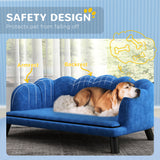 Pearl Design Pet Sofa Bed Dark Blue