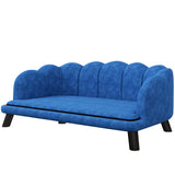 Pearl Design Pet Sofa Bed Dark Blue