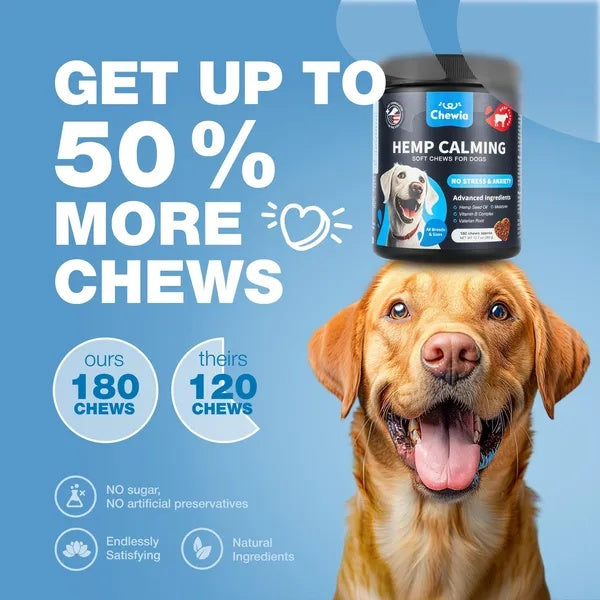 Hemp Calming Dog Chews Anxiety