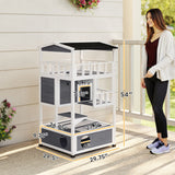 Outdoor Weatherproof Cat House