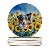 Silky Terrier Sandstone Coasters