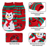 Pet Christmas Turtleneck Sweater for Dogs & Cats