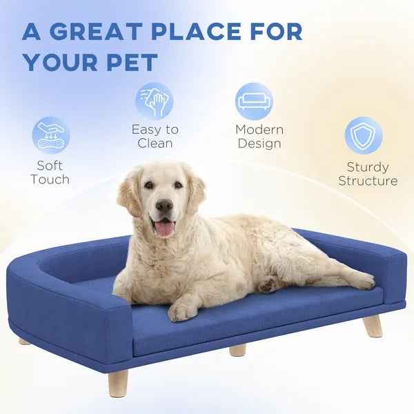 Large Dog Sofa Bed with Washable Cushion