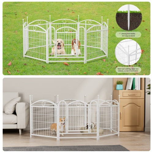 24” 8-Panel Indoor Metal Dog Playpen