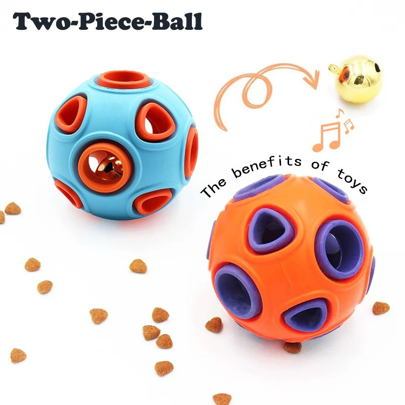 Dog Rubber Bell Ball Chew Toy