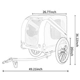 Large Folding Dog Bike Trailer