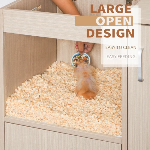 4-Tier Wooden Guinea Pig Cage