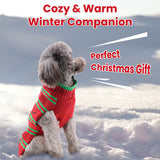 Pet Christmas Turtleneck Sweater for Dogs & Cats