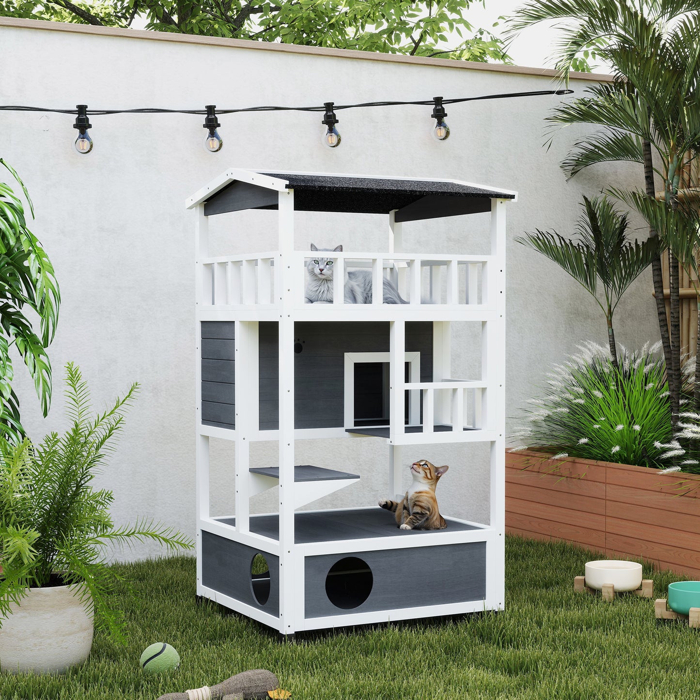 Outdoor Weatherproof Cat House