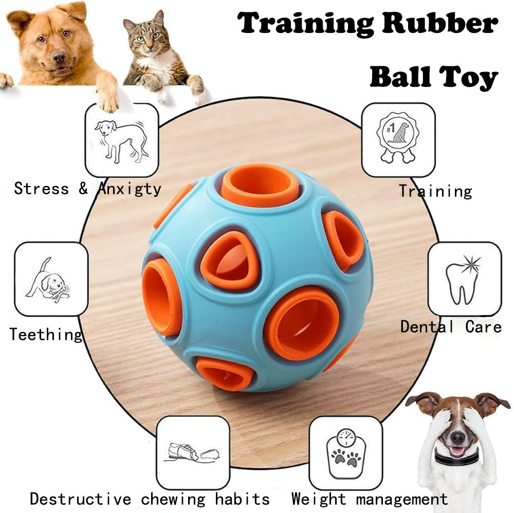Dog Rubber Bell Ball Chew Toy